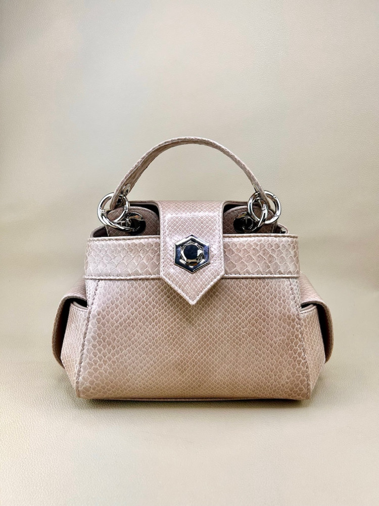 Сумка Птица Х из натурального питона